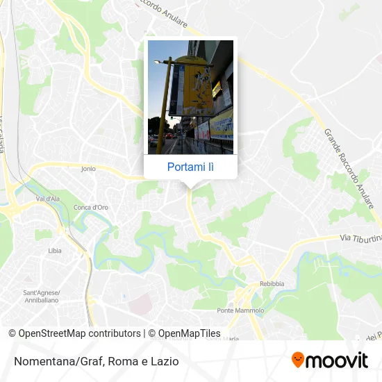 Mappa Nomentana/Graf