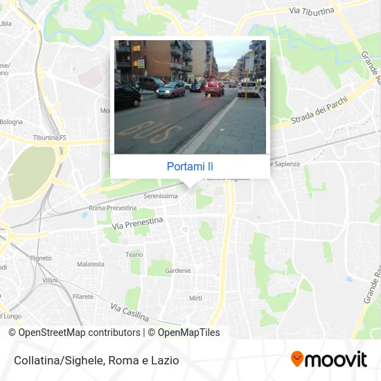 Mappa Collatina/Sighele