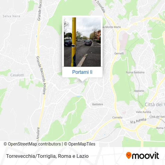 Mappa Torrevecchia/Torriglia