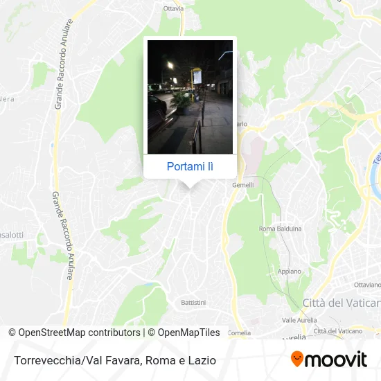 Mappa Torrevecchia/Val Favara