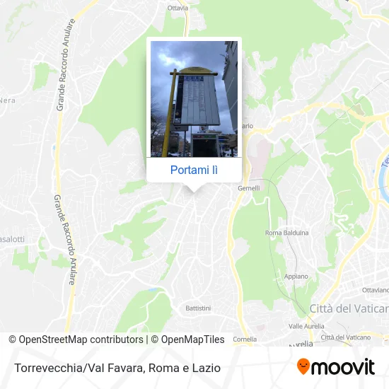 Mappa Torrevecchia/Val Favara