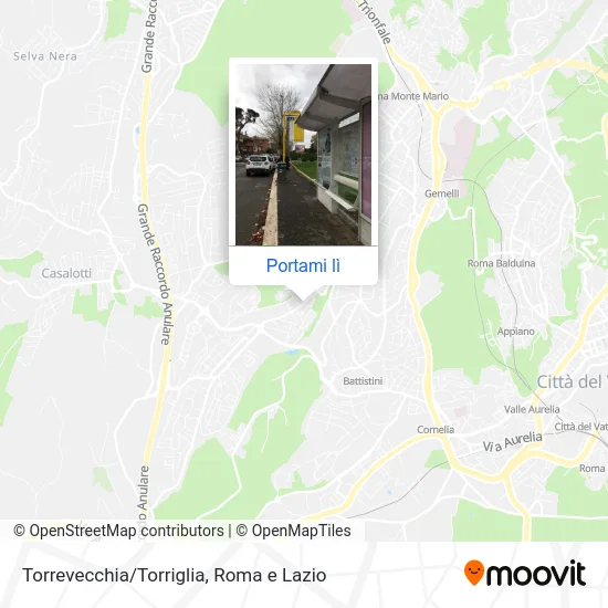 Mappa Torrevecchia/Torriglia