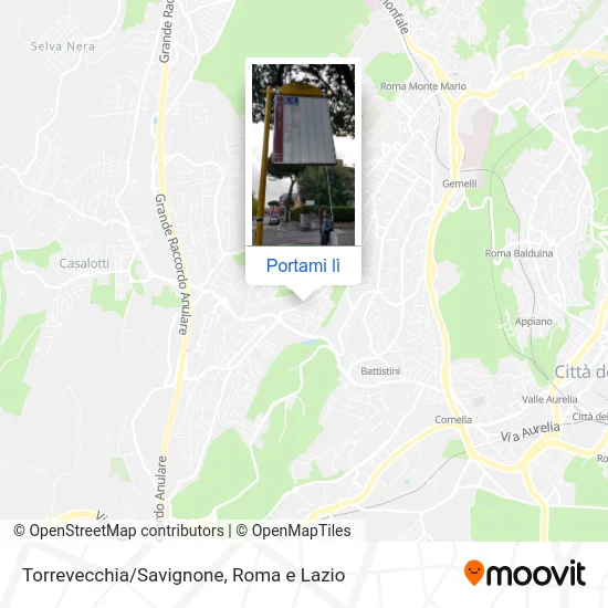 Mappa Torrevecchia/Savignone