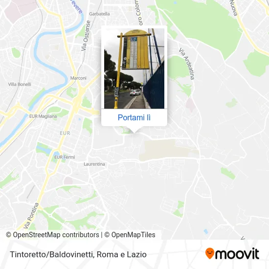 Mappa Tintoretto/Baldovinetti