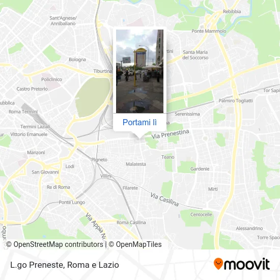 Mappa L.go Preneste