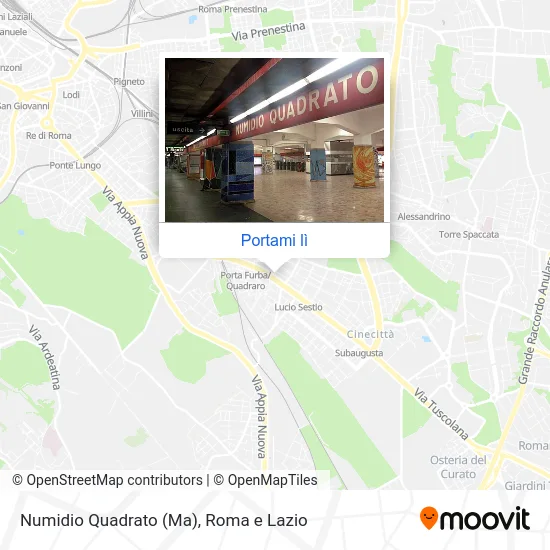 Mappa Numidio Quadrato (Ma)