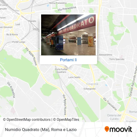 Mappa Numidio Quadrato (Ma)