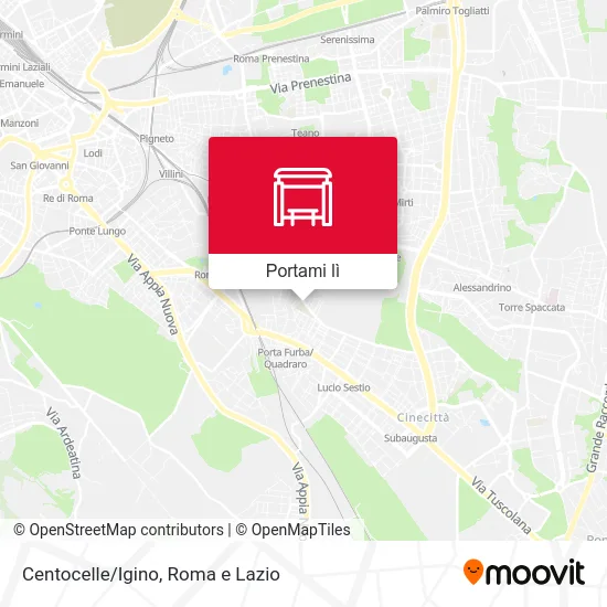 Mappa Centocelle/Igino