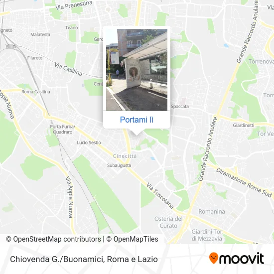 Mappa Chiovenda G./Buonamici