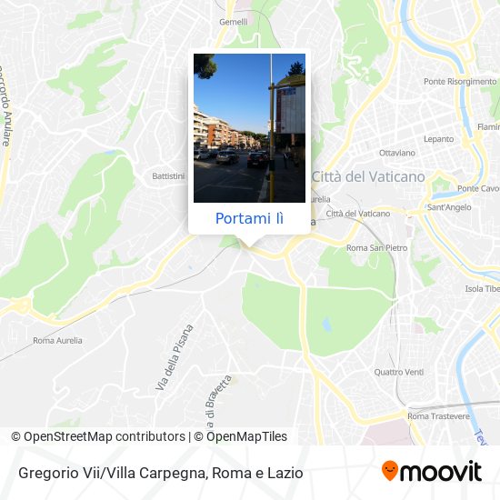 Mappa Gregorio Vii/Villa Carpegna