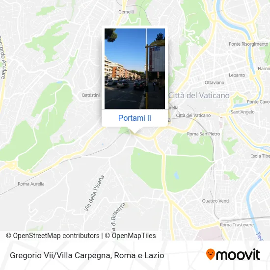 Mappa Gregorio Vii/Villa Carpegna