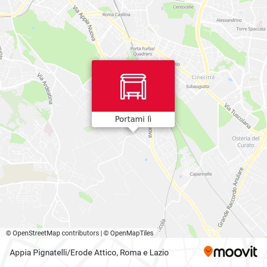 Mappa Appia Pignatelli/Erode Attico