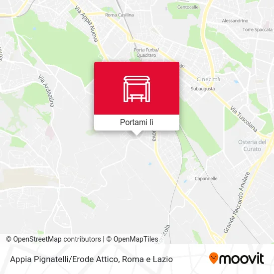 Mappa Appia Pignatelli/Erode Attico