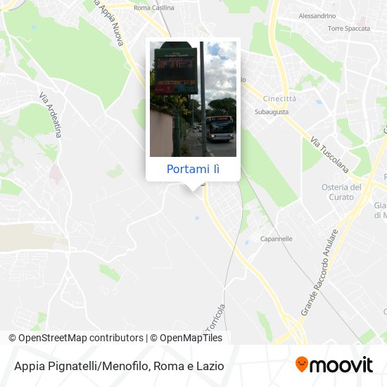 Mappa Appia Pignatelli/Menofilo