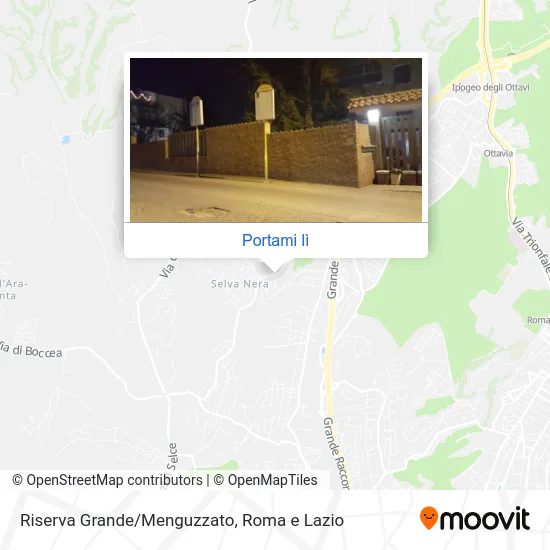 Mappa Riserva Grande/Menguzzato