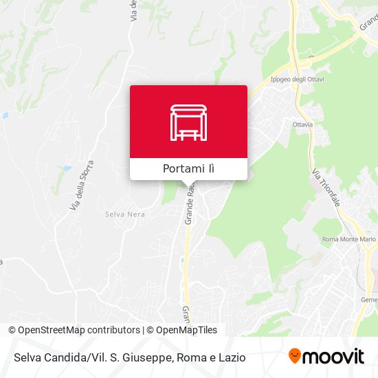 Mappa Selva Candida/Vil. S. Giuseppe