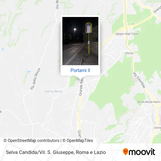 Mappa Selva Candida/Vil. S. Giuseppe