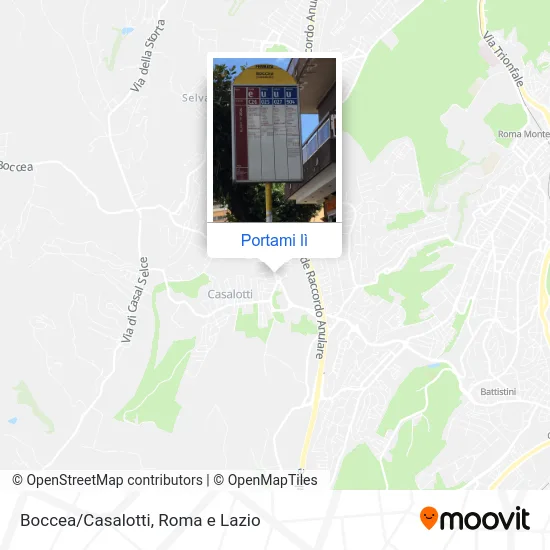 Mappa Boccea/Casalotti