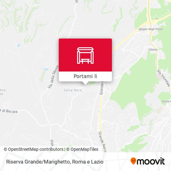 Mappa Riserva Grande/Marighetto