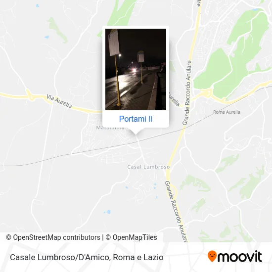 Mappa Casale Lumbroso/D'Amico