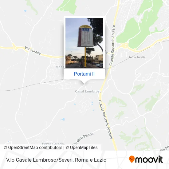 Mappa V.lo Casale Lumbroso/Severi