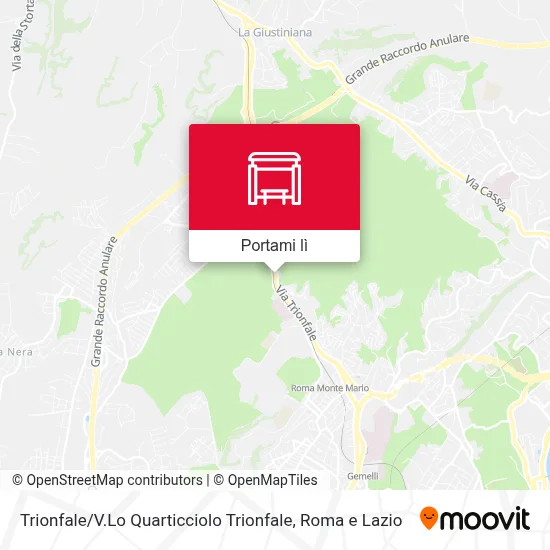 Mappa Trionfale / V.Lo Quarticciolo Trionfale