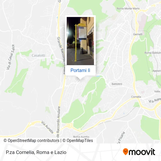 Mappa P.za Cornelia