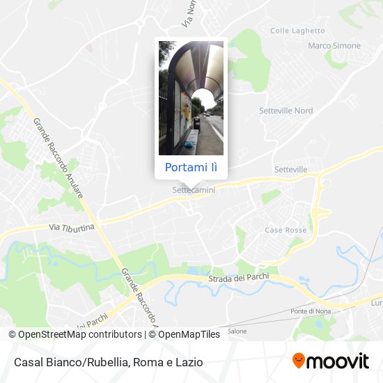 Mappa Casal Bianco/Rubellia