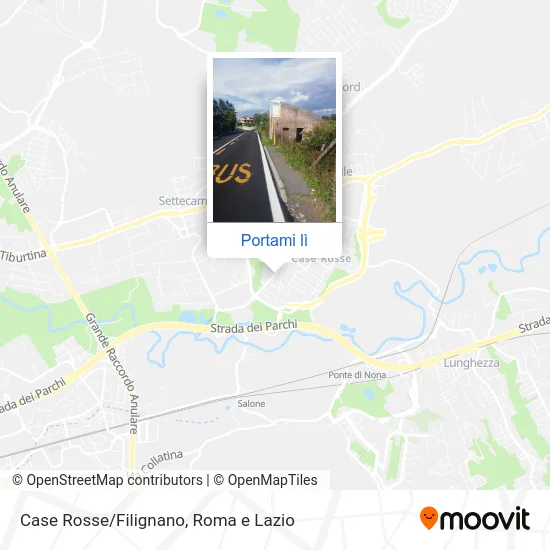 Mappa Case Rosse/Filignano