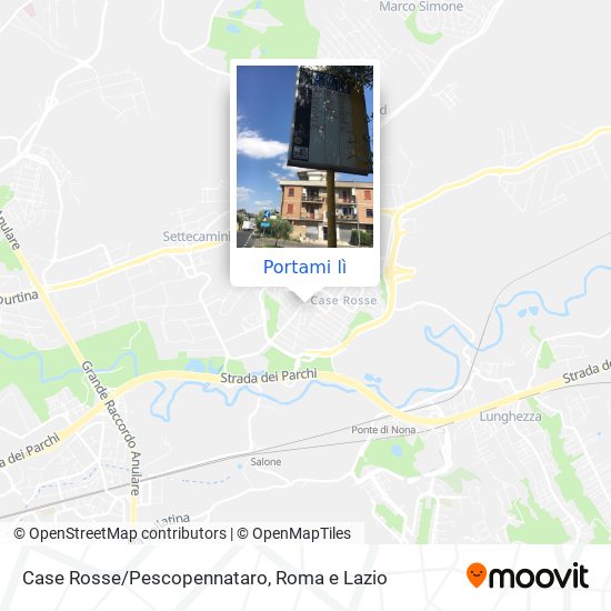 Mappa Case Rosse/Pescopennataro