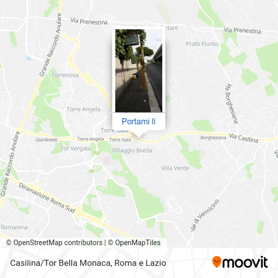 Mappa Casilina/Tor Bella Monaca