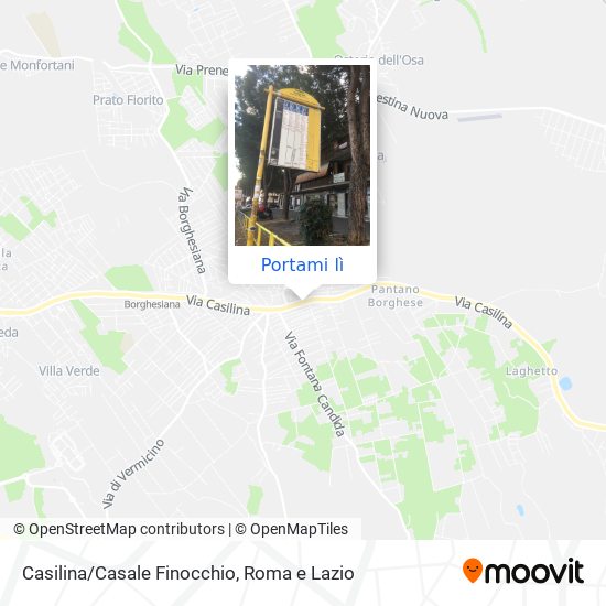 Mappa Casilina/Casale Finocchio