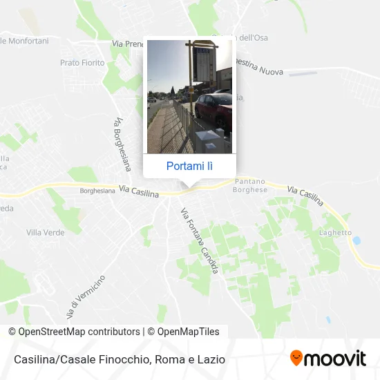 Mappa Casilina/Casale Finocchio