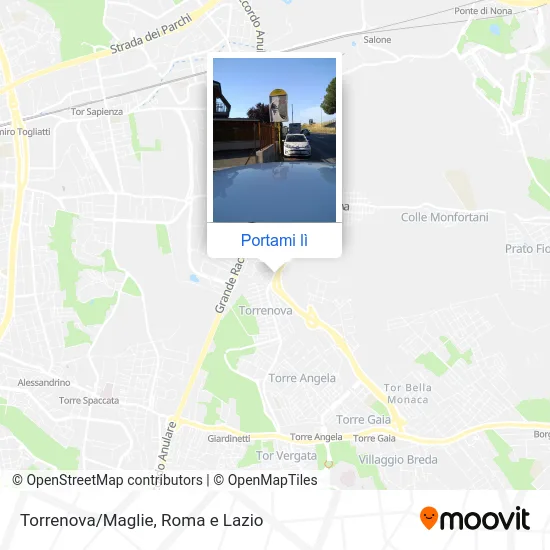 Mappa Torrenova/Maglie