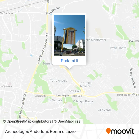 Mappa Archeologia/Anderloni