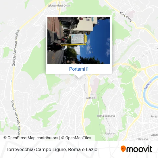 Mappa Torrevecchia/Campo Ligure