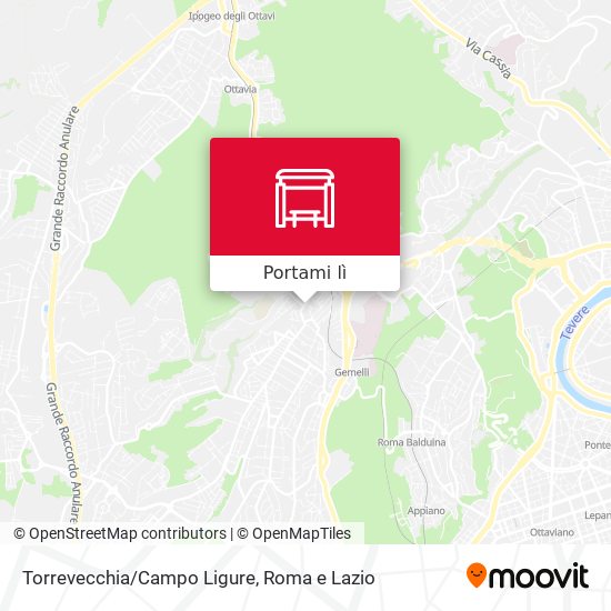 Mappa Torrevecchia/Campo Ligure