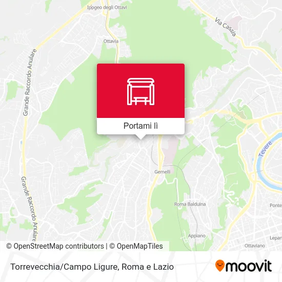 Mappa Torrevecchia/Campo Ligure