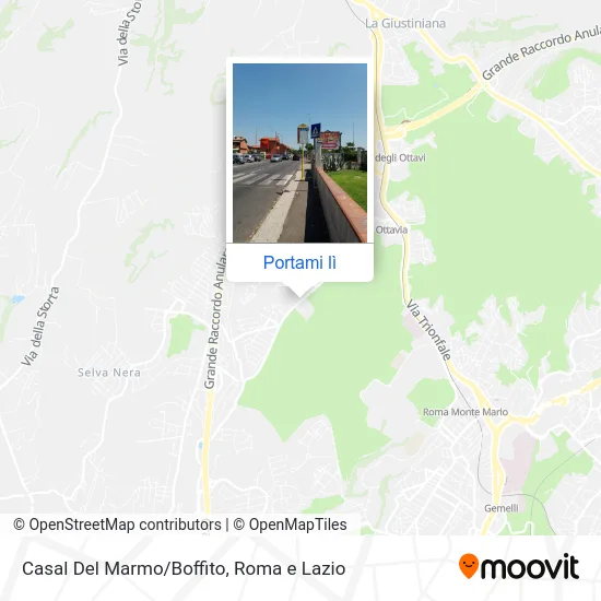 Mappa Casal Del Marmo/Boffito