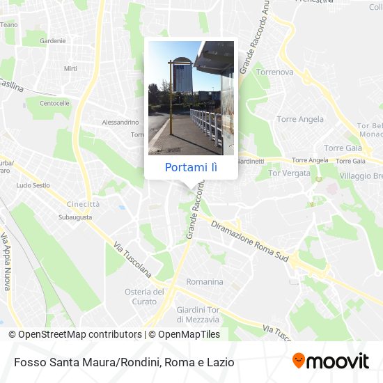 Mappa Fosso Santa Maura/Rondini