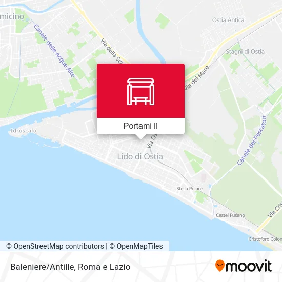 Mappa Baleniere/Antille