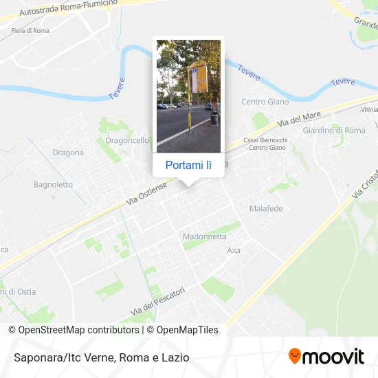 Mappa Saponara/Itc Verne