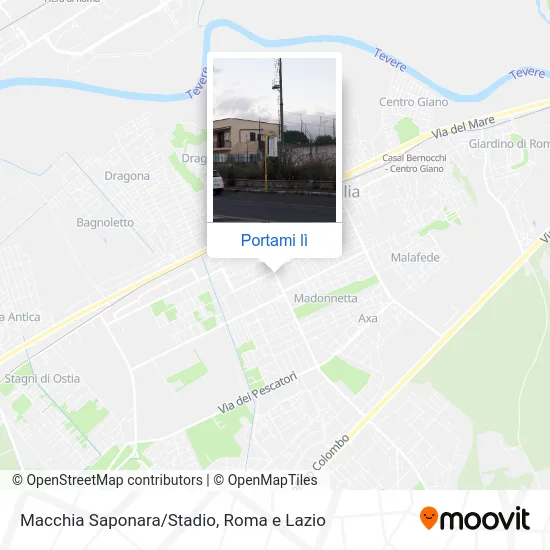 Mappa Macchia Saponara/Stadio