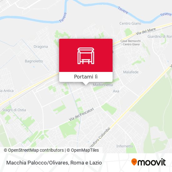Mappa Macchia Palocco/Olivares