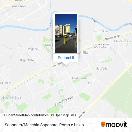 Mappa Saponara/Macchia Saponara