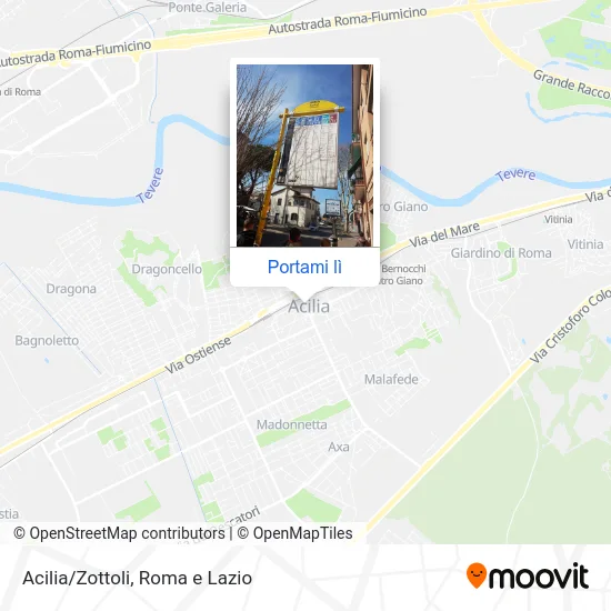 Mappa Acilia/Zottoli