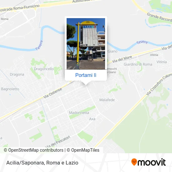 Mappa Acilia/Saponara