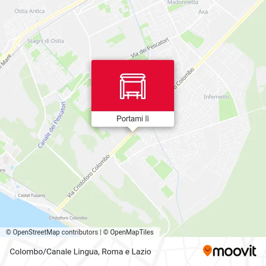 Mappa Colombo/Canale Lingua