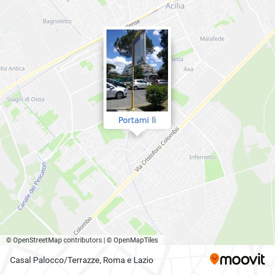 Mappa Casal Palocco/Terrazze