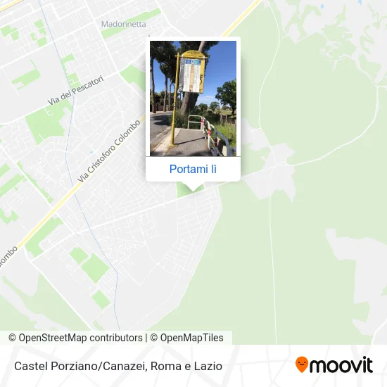 Mappa Castel Porziano/Canazei